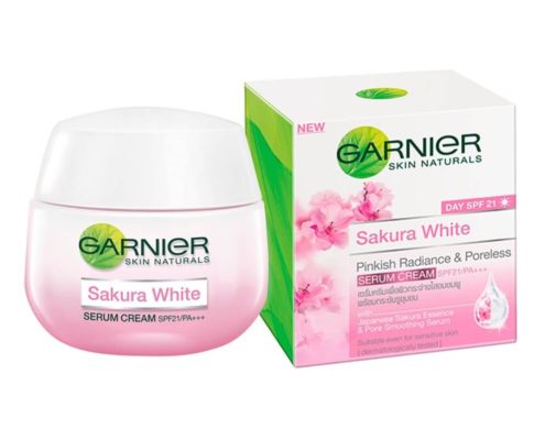 ครีมหน้าขาว Gaenier Sakura White Day SPF21 PA+++