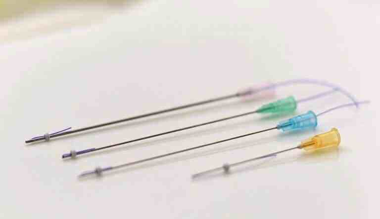 ขนาดของเส้นไหมก้างปลา-คลินิกทั่วไป